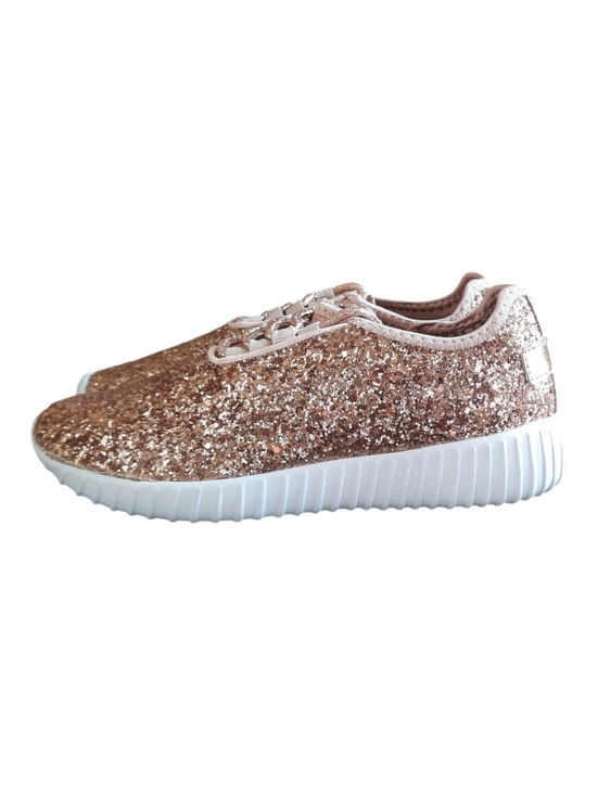 Forever Link Other - Forever Link Gold Glitter Sneakers